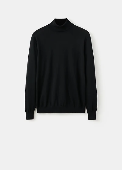 100% merino wool turtleneck sweater