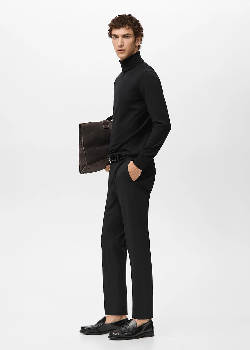 100% merino wool turtleneck sweater