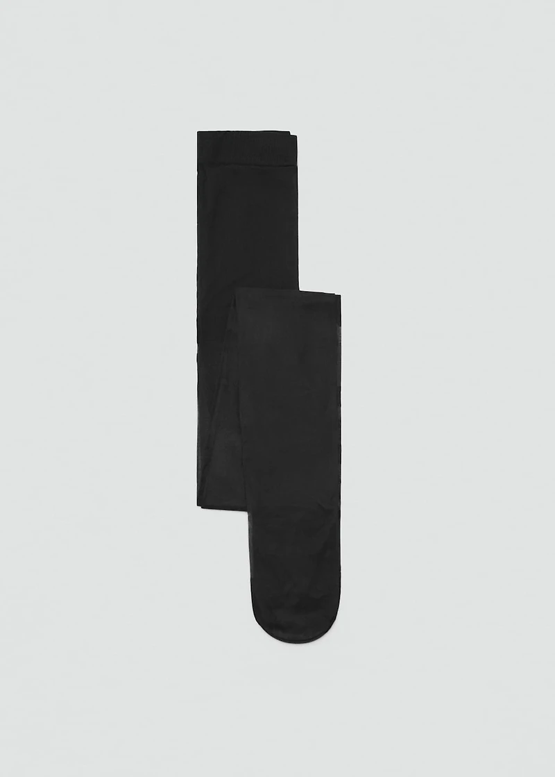 Sheer stockings with bows