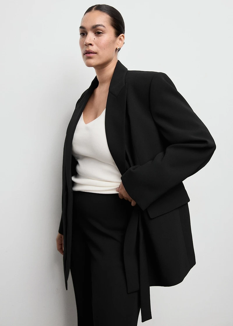 High-waist suits trousers