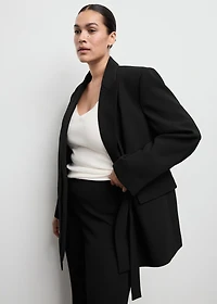 High-waist suits trousers