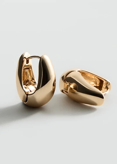 Volume hoop earrings