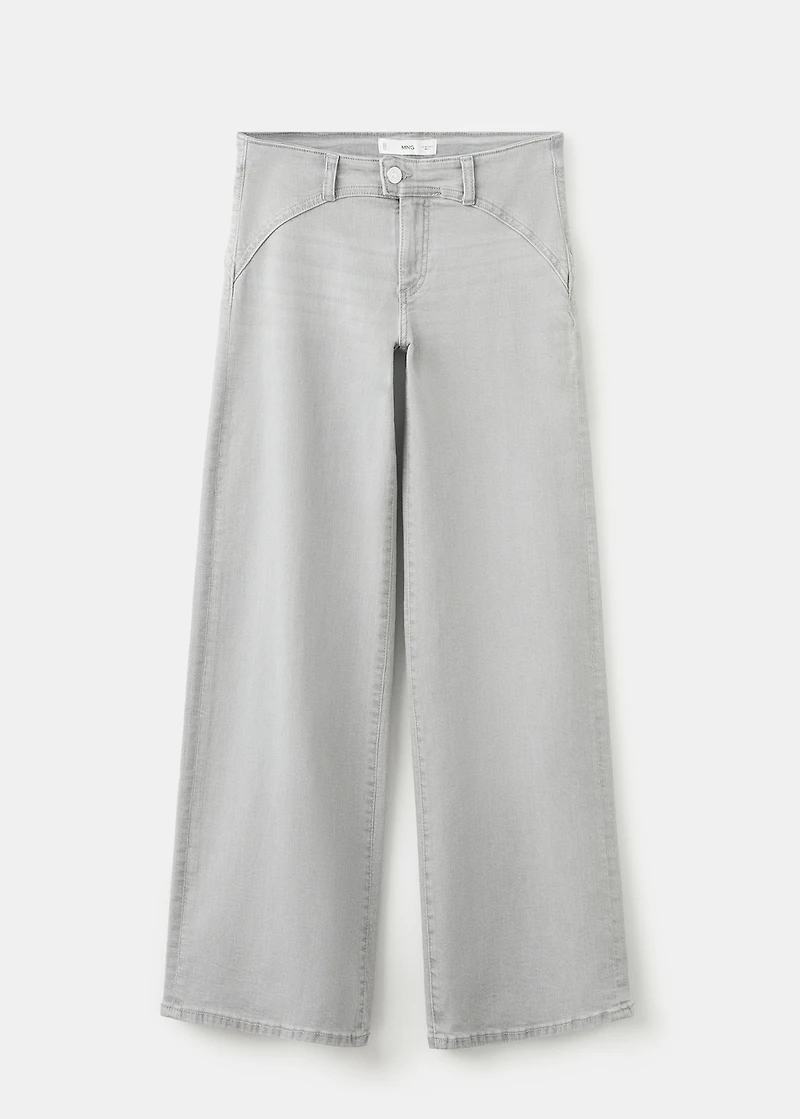 Straight low-rise jeans