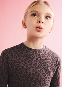 Animal print T-shirt