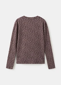 Animal print T-shirt