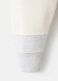 Striped polo sweatshirt