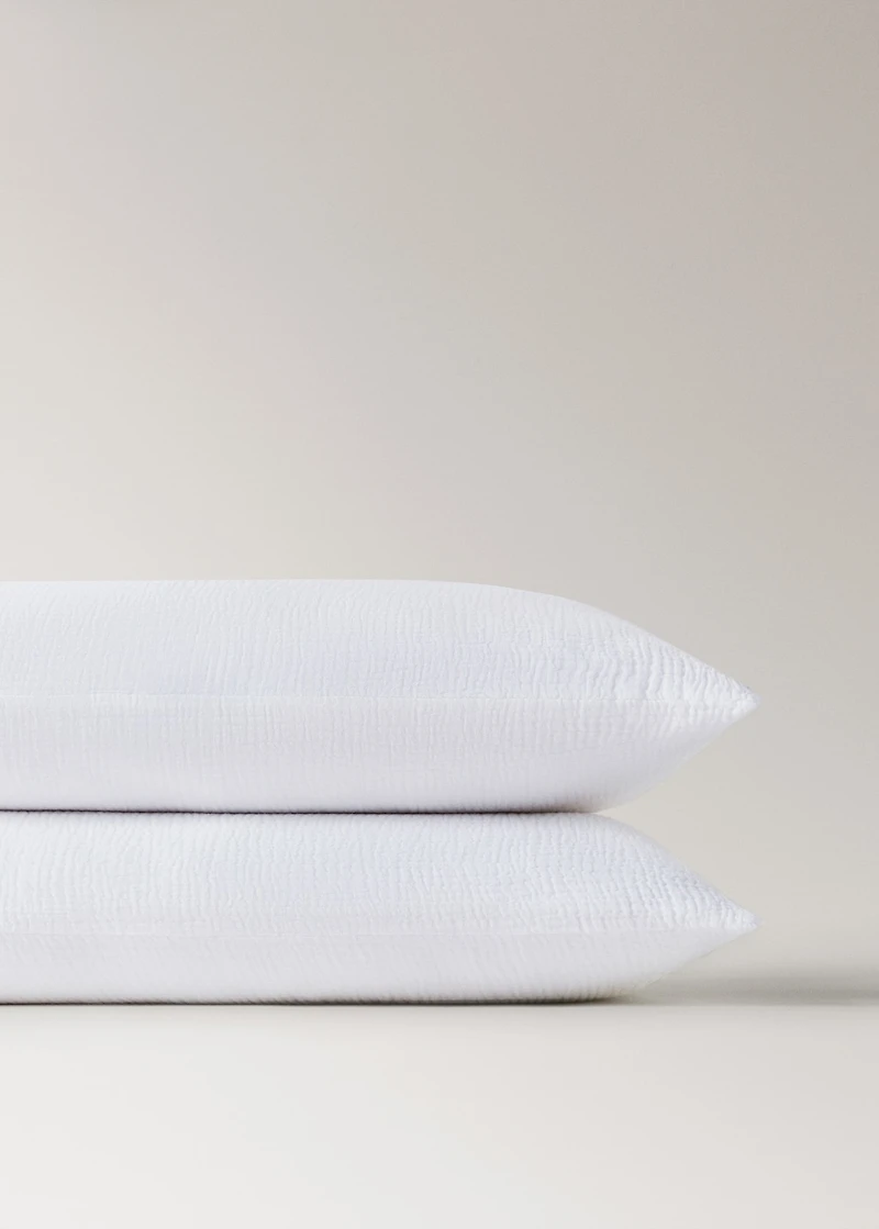 Two cotton pillowcases 50x75 cm