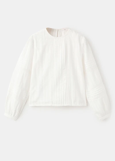 Embroidered cotton blouse