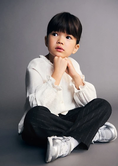 Embroidered cotton blouse