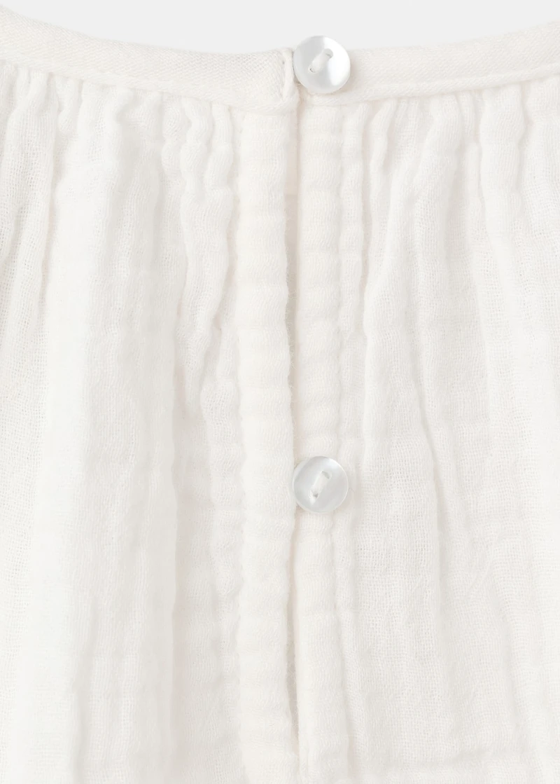 Beaded embroidered blouse