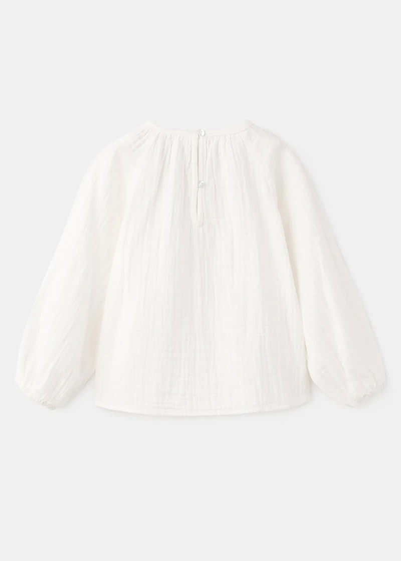 Beaded embroidered blouse