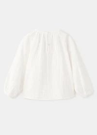 Beaded embroidered blouse