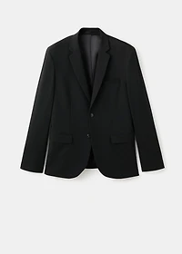 Super slim-fit suit jacket stretch fabric