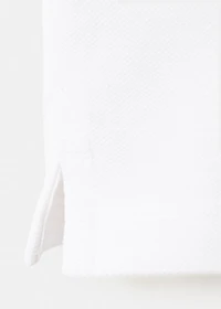 Printed cotton polo shirt