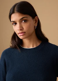 Buttons detail knit sweater