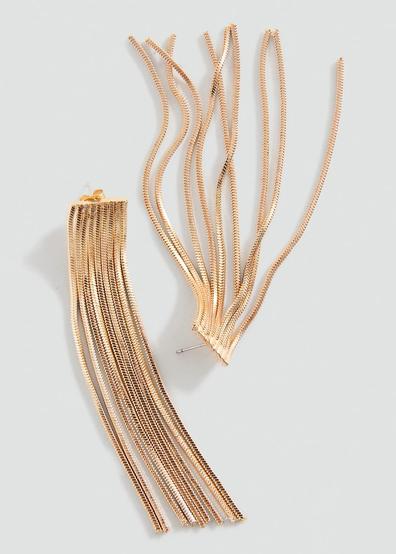 Long waterfall earrings