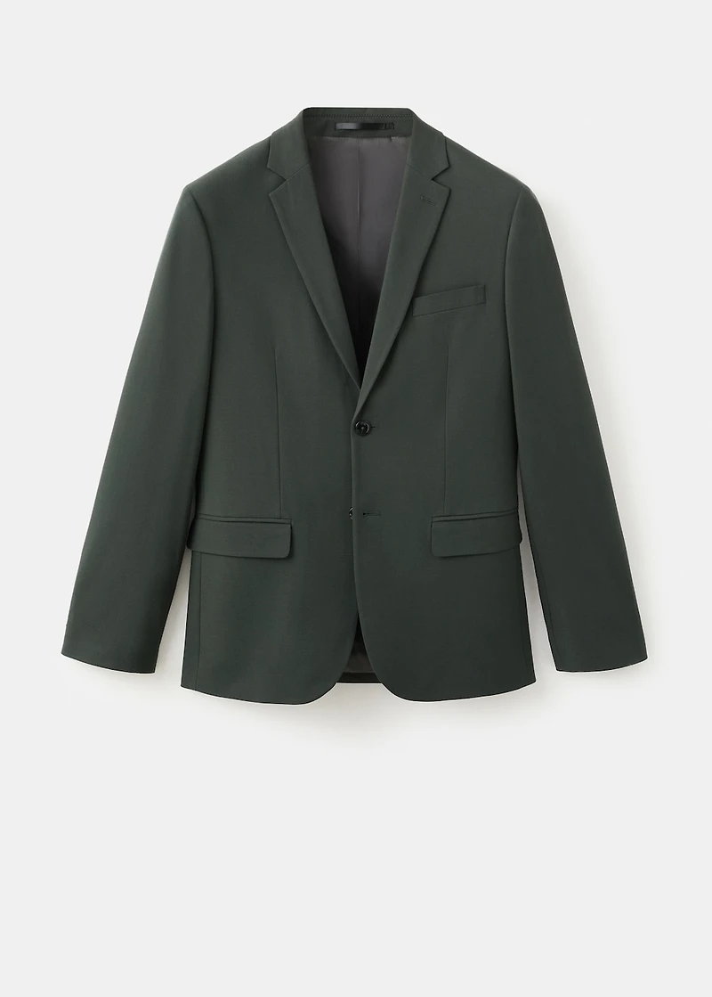 Super slim-fit suit jacket stretch fabric