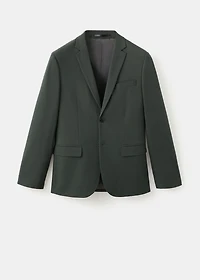 Super slim-fit suit jacket stretch fabric