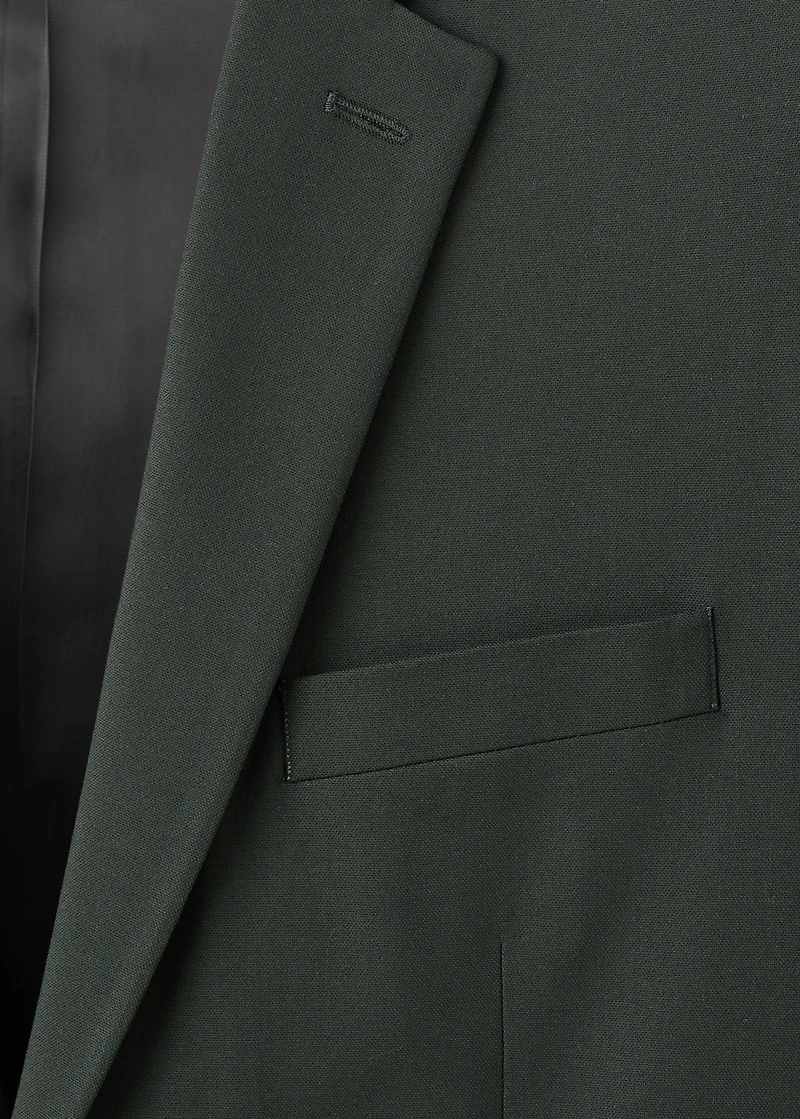 Super slim-fit suit jacket stretch fabric