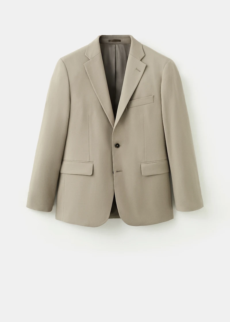 Milan slim-fit suit blazer