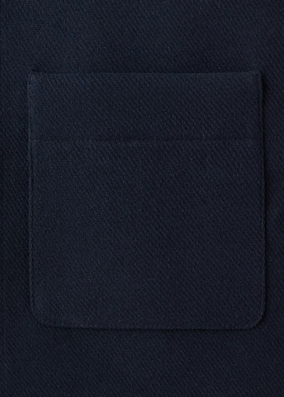 Wool-blend jacket with pockets