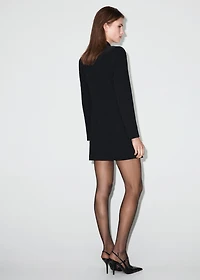 Double-breasted blazer-style dress