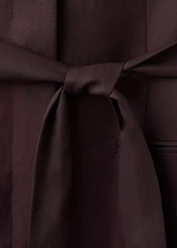 Lyocell dress with belt