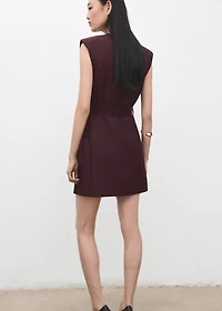 Lyocell dress with belt