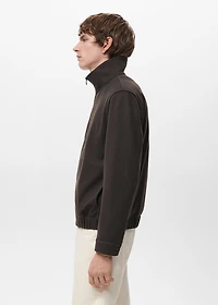 Regular-fit jacket with zip