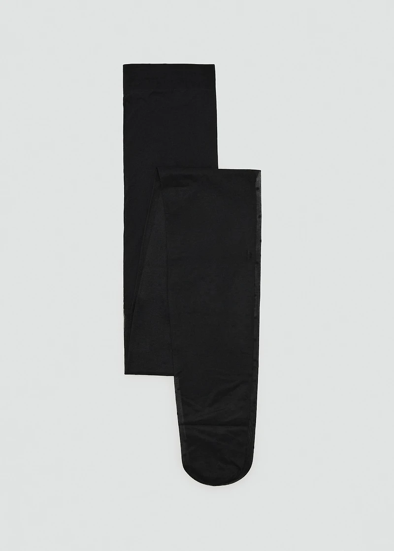 Polka-dot sheer stockings