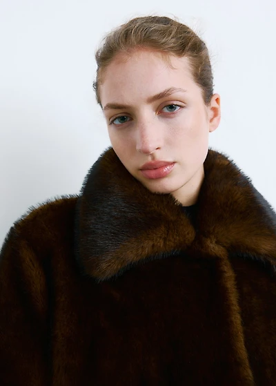 Knitted dress with metal detail