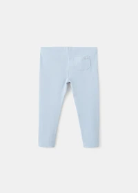 Cotton ribbed leggings