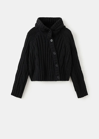 Double-breasted jacket with buttons