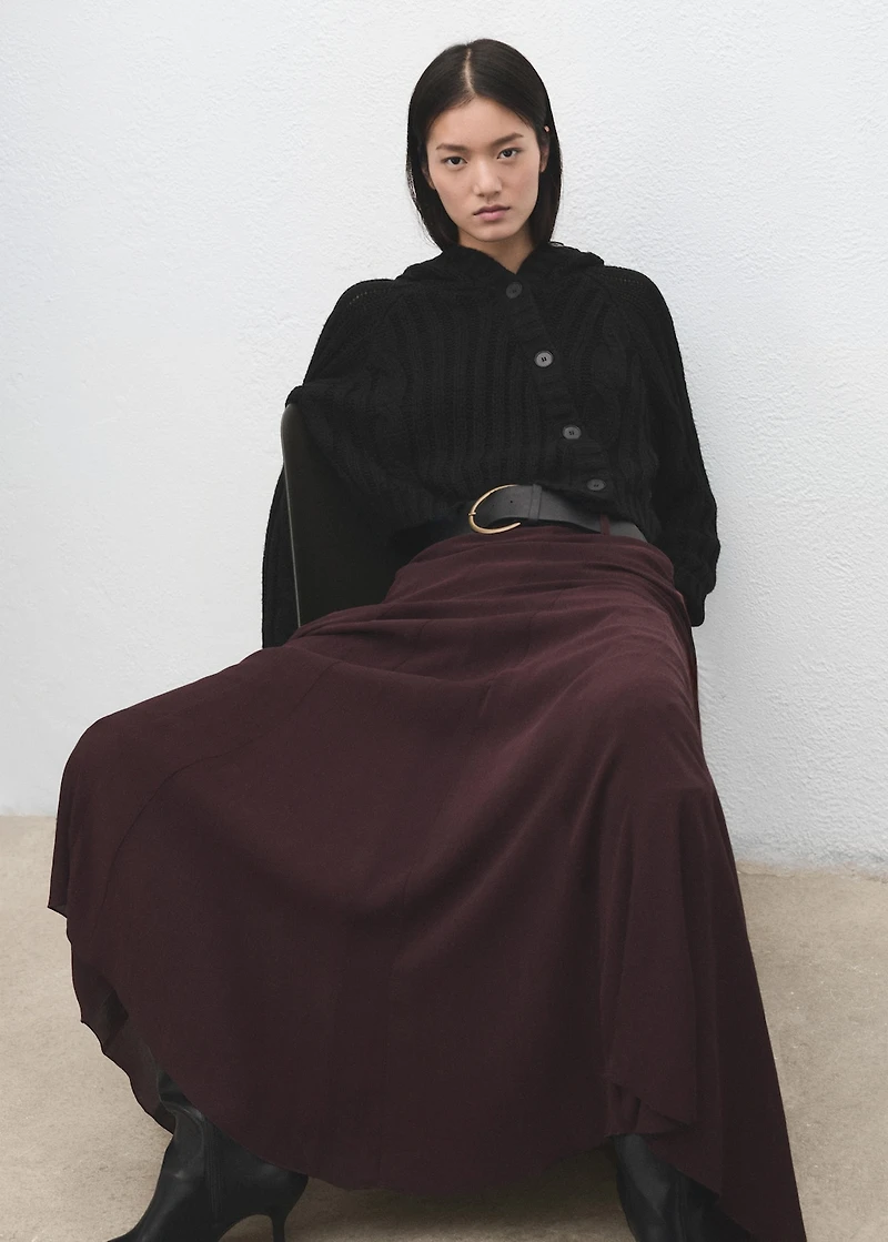 Double-breasted jacket with buttons