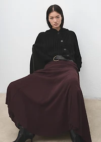 Double-breasted jacket with buttons