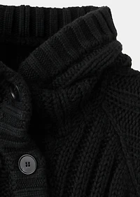 Double-breasted jacket with buttons