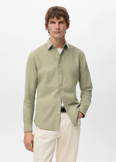100% cotton Oxford shirt