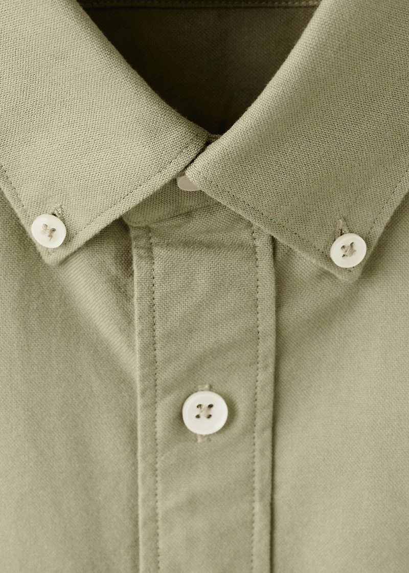 100% cotton Oxford shirt