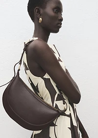 Floral-print flared dress