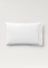 Pillowcase hemstitch detail 50x75cm
