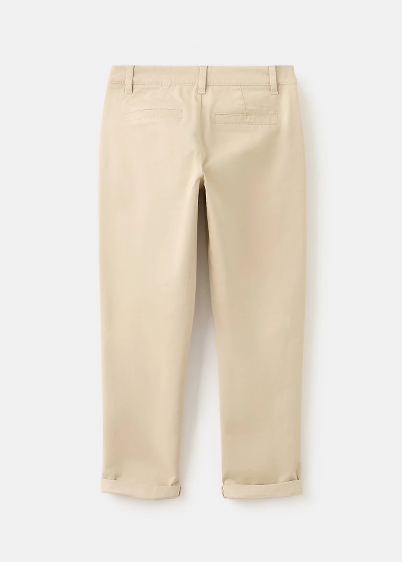 Plain chino pants