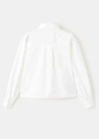 Cotton shirt with embellishments