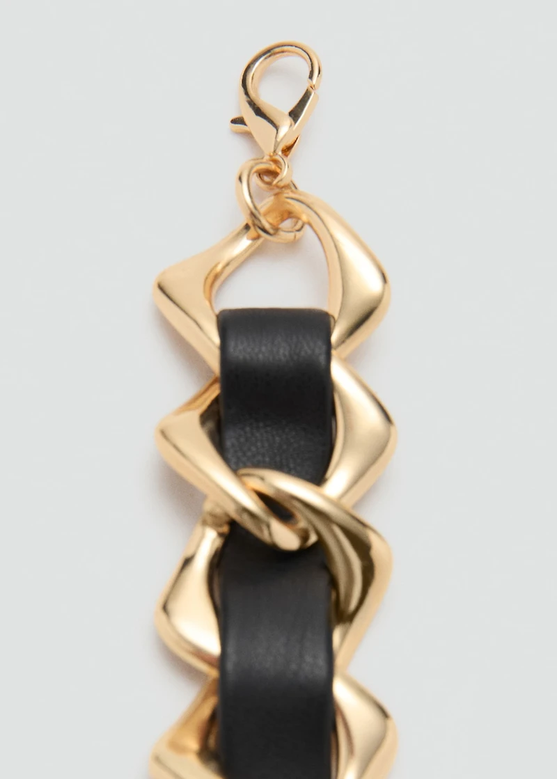 Combined chain-link belt