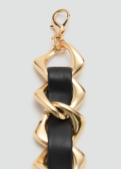 Combined chain-link belt