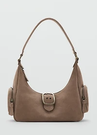 Buckle leather bag
