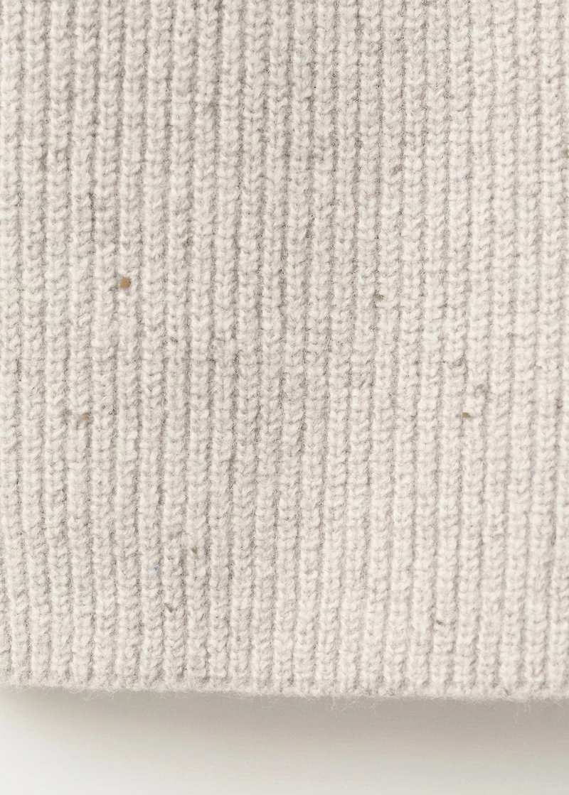 Ribbed knit cardigan