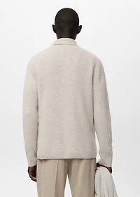 Ribbed knit cardigan