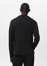 Long-sleeved regular-fit t-shirt