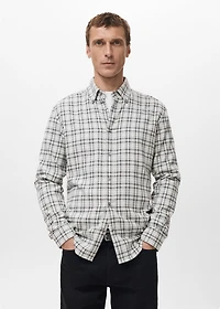 Regular Fit Plaid Flannel Shirt