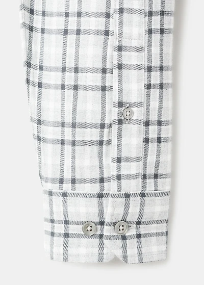 Regular Fit Plaid Flannel Shirt
